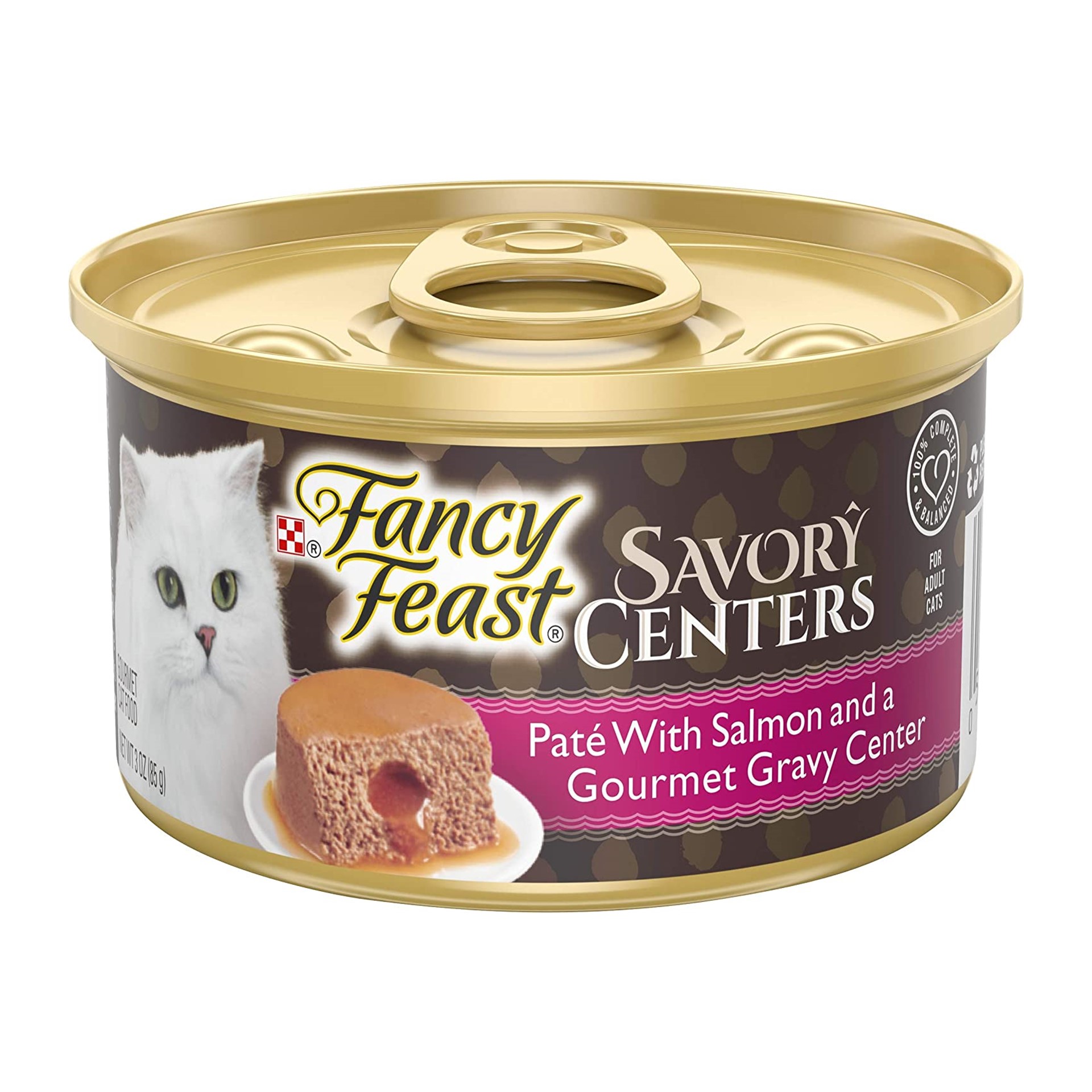 Fancy Feast Savory Centers - Pate with Salmon & Gravy - Paté de salmón con salsa