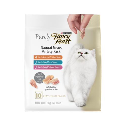 Purina Fancy Feast - Purely - Snacks naturales variados