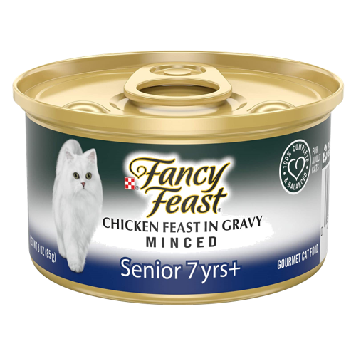 Purina Fancy Feast Senior 7yrs+ - Chicken Minced - Pollo Picado x 85g