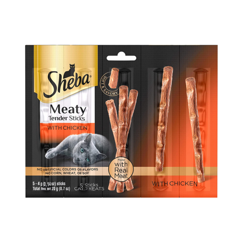 Sheba - Meaty Tender Sticks Chicken - Palitos de carne de Pollo